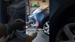Bumper repair paintless dent removal
