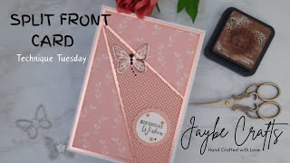 Famous TECHNIQUE Tuesday - SPLIT Front Card Net Worth