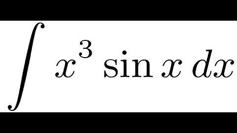 DI method for solving ∫x³sin(x)dx   tabular method