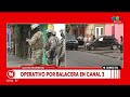 Operativo por balacera a Televisión Litoral - Telefe Rosario