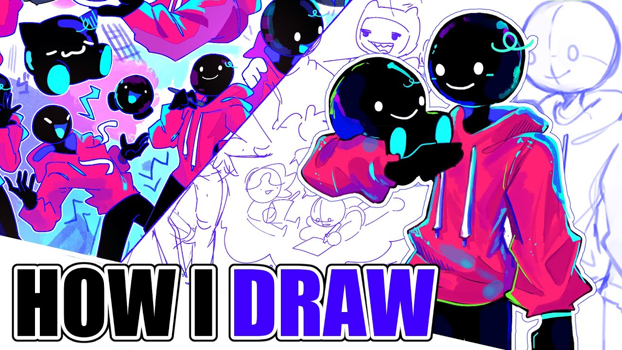 アート・デザイン・音楽 HOW TO DRAW Colorful Vector Illustration Of Headphone In The Style Of