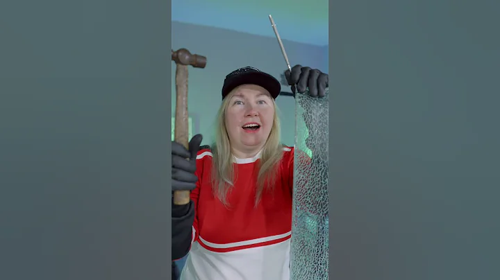 Broken Tempered Glass Staircase: Art or Accident?