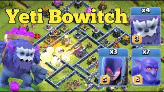 'Yeti Bowitch' Th13 Yeti Bowler Witch Legend League attacks 2020 July! Clash of clans.