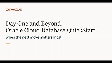Day One and Beyond: Oracle Database Services