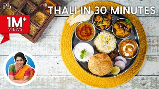 Indian Thali in 30 Minutes I Veg Thali I 30 मिनट में थाली I Pankaj Bhadouria