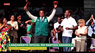 Partido ANAMOLA EM GRANDE: milhares de moçambicanos juntam-se ao lançamento do Anamola