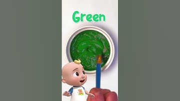What color does blue and red make? #cocomelon #learning #shorts #kidscartoons