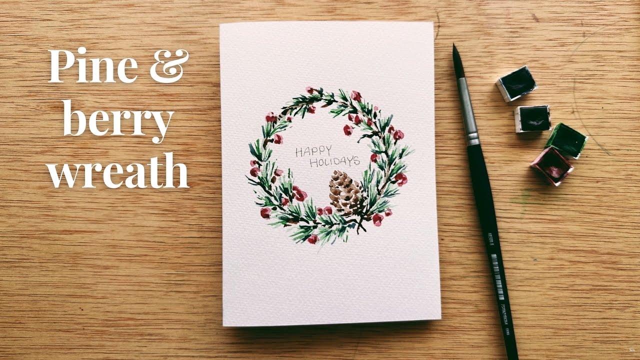 Holiday Watercolor Card Ideas with Kristin Van Leuven - Princeton