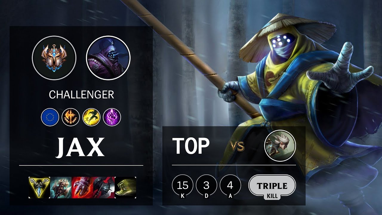 Jax Top vs Camille - EUW Challenger Patch 10.4