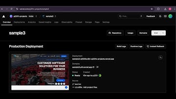 Deploy your Web Application Online easily using Vercel for FREE