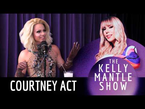 Courtney Act Is Blocked, Booked, And Busy On The Kelly Mantle Show!