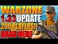 BEST WARZONE UPDATE - New Sniper, Grau/MP5 Nerf, 200 Players, and more!