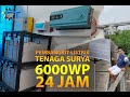 Vlog 143 | Pemasaangan Hybrid Pembangkit Listrik Solar Cell 6000 Watt Peak