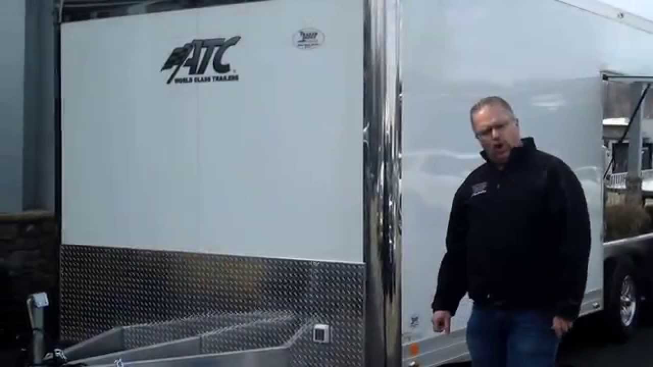 ATC QUEST CH205 Car Hauler with flip-up escape door at The Trailer Depot