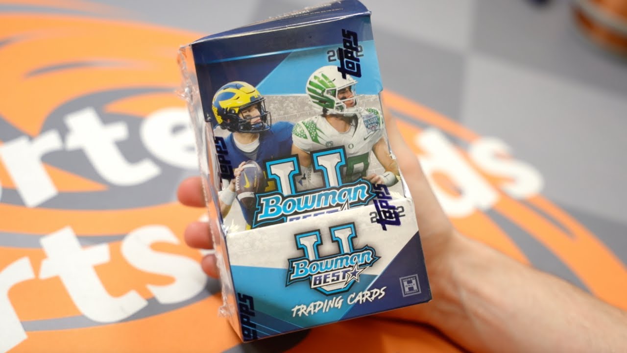 THIS IS THE BEST COLLEGE UNI FOOTBALL CARD BOX YouTube