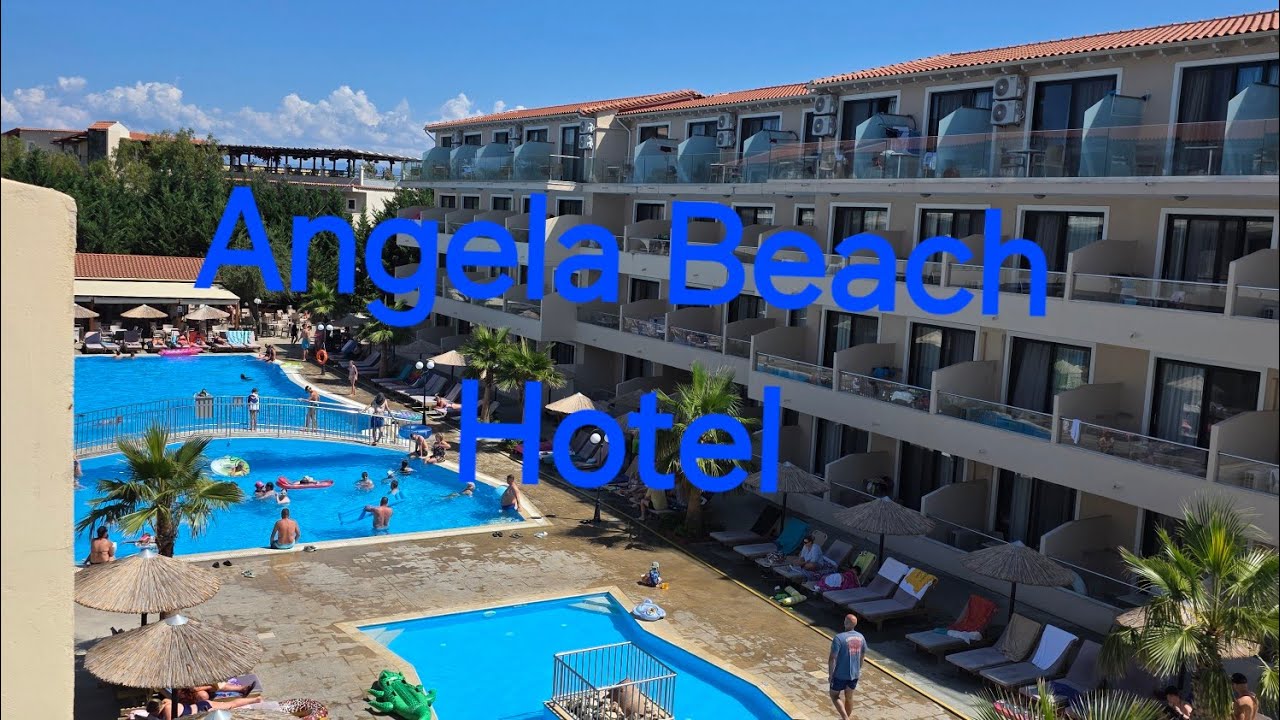 🏖️ Walking Tour of the Angela Beach Hotel🇬🇷💚❤️#GreeceTravel