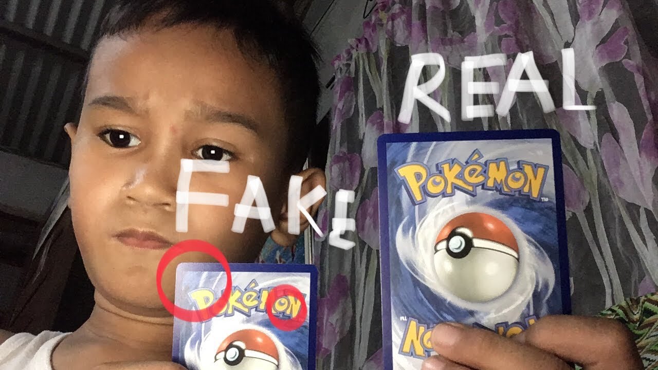 How to spot fake pokemon card’s - YouTube
