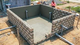 Building a Water Storage Tank to Secure a Free Clean Water Supply for the Farm