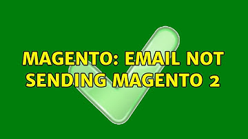 Magento: Email not sending magento 2