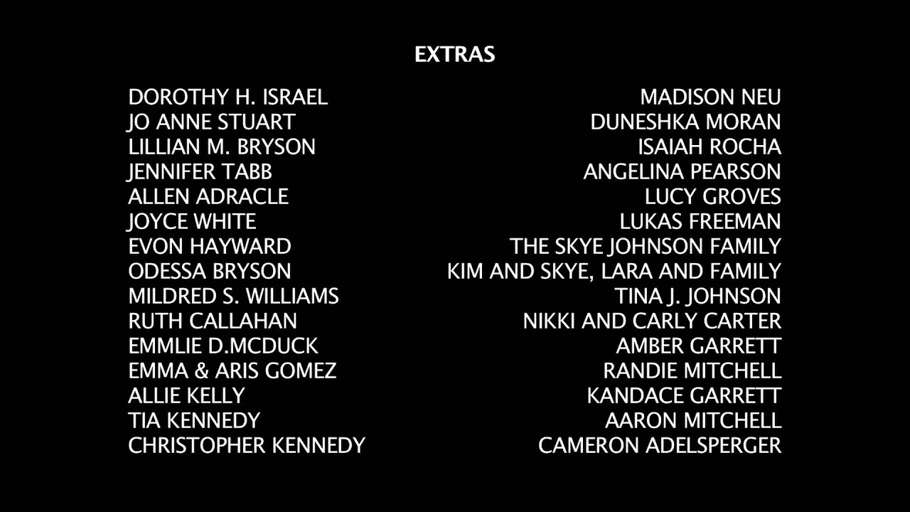 Closing Credits YouTube