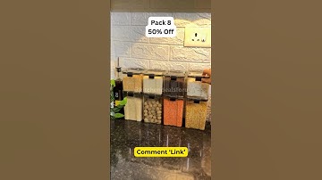 Best Air Tight Kitchen Storage Containers | 8-Piece Set for an Organized Home 🍱 | #shorts