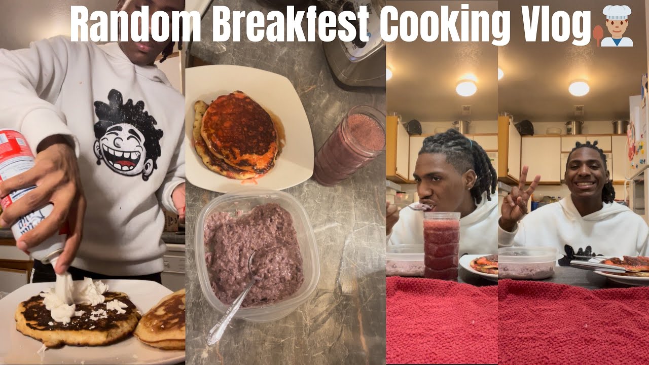 Random Breakfast Cooking Vlog👨🏽‍🍳 - YouTube