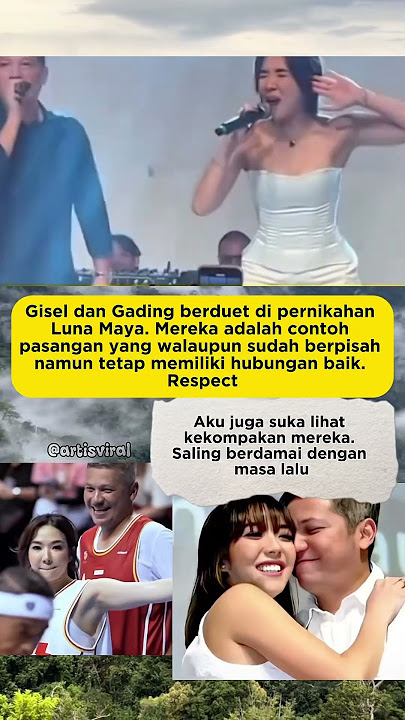 Gisel dan Gading kompak berduet. Gemes kan lihatnya #shorts #trending #youtubeshort