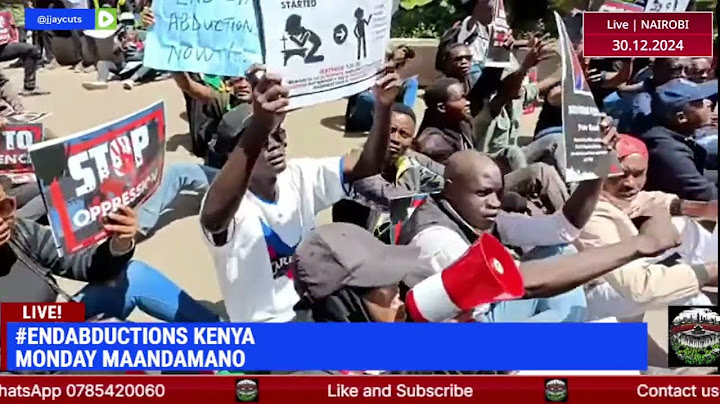 LIVE!! #endabductionske Monday Maandamano in NAIROBI CBD | Okiya Omtatah Attending!