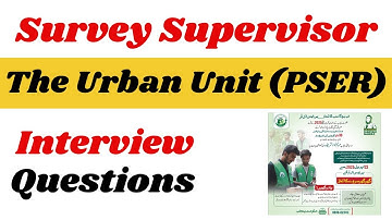 survey supervisor interview questions