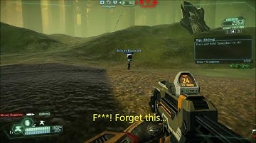 Tribes Ascend Gameplay - Technician Caps Flag in CTF