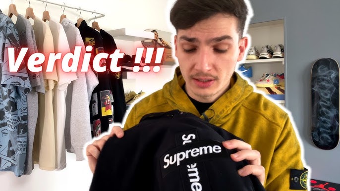 How To Spot Real Vs Fake Supreme Cross Box Logo Hoodie – LegitGrails