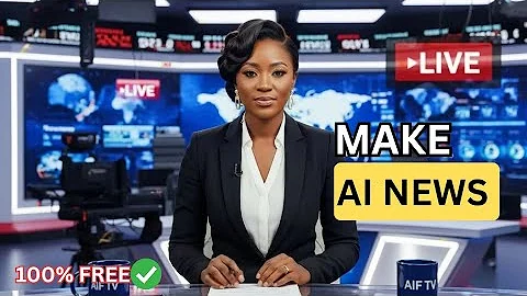 How to Create a Professional TV News Broadcast Using AI for FREE (Full Step-by-Step Tutorial)