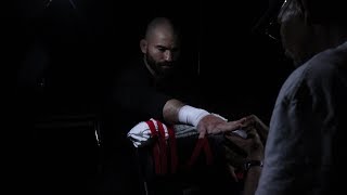 Artem Lobov gets his hands wrapped ahead of Bare Knuckle debut