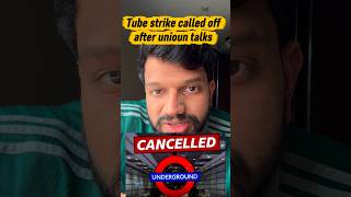 Tube strike called off london #tubestrike#ukvlogger #tube