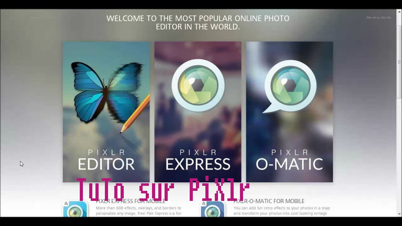 TuTo sur PixLr / Comment faire un Logo!! - YouTube
