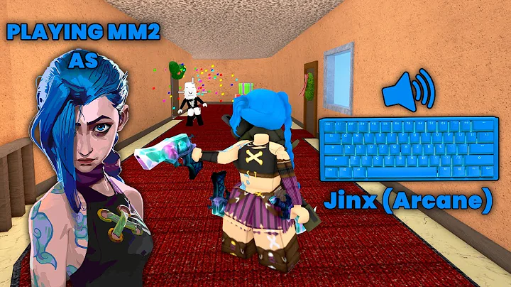 JINX DESTROYS TEAMERS IN MM2 + GAMEPLAY (KEYBOARD ASMR)