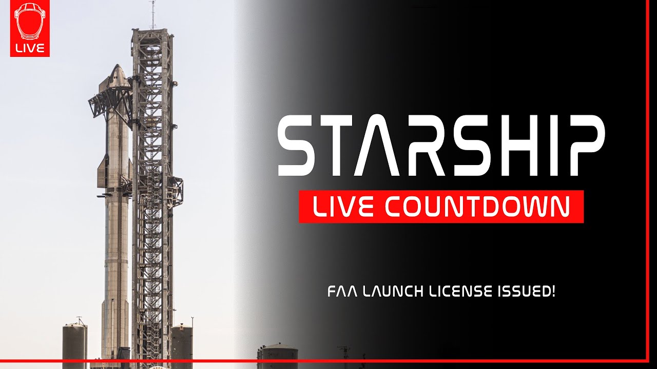 Johnny′s Starship Countdown 2003-2004 REPLAY! SpaceX Starship IFT-3 Countdown - YouTube