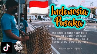 INDONESIA PUSAKA angklung satria jogja | musik versi angklung