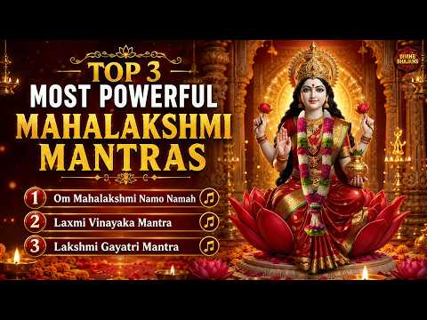 3 सबसे शक्तिशाली महालक्ष्मी मंत्र | Top 3 MOST POWERFUL Mahalakshmi Mantras | Wealth & Prosperity