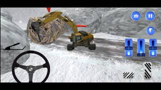 Playing Winter Snow Rescue Excavator Game || Rajora Gamers screenshot 4