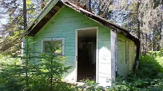 Abandoned old creepy homestead place  and trailer alberta