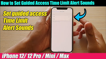 iPhone 12/12 Pro: How to Set Guided Access Time Limit Alert Sounds