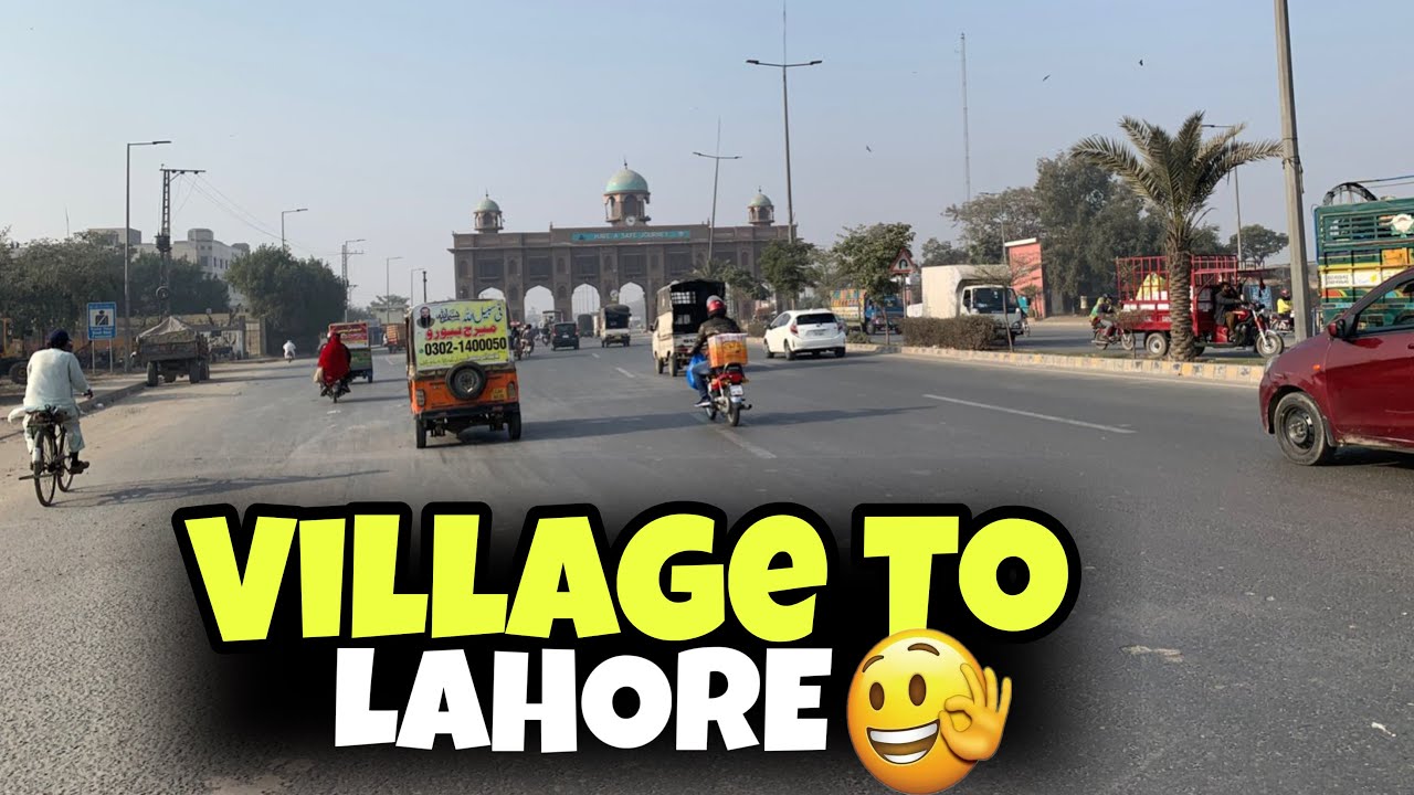 Local Safar🚌 Goan Sa Lahore Tak || Local Travel Vlog || Ansar Dasi Vlog