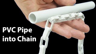 Making a Chain from a PVC Pipe