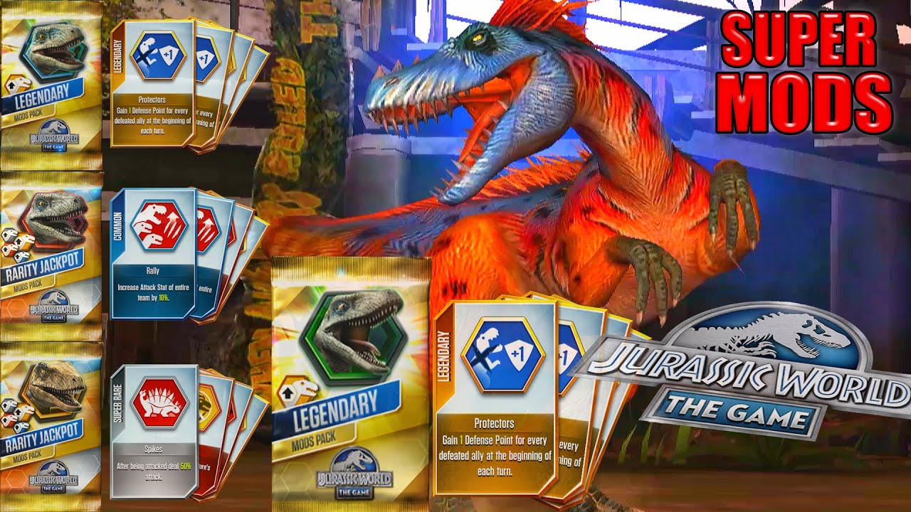 SUPER PACK, SUPER DINOSAURUS, SUPER MODS (FULL) JURASSIC WORLD THE