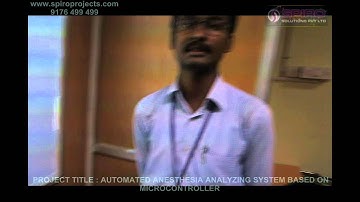 AUTOMATED ANESTHESIA ANALYZING SYSTEM BASED ON MICROCONTROLLER