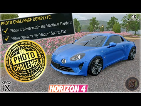 Mortimer Gardens Location Forza Horizon 4 Summer Photo Challenge #RomanRoadster #shorts