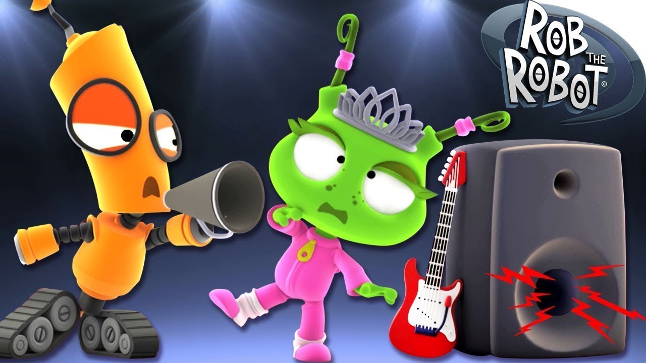 MUSIC BAND | Rob The Robot | Toddler Learning Video