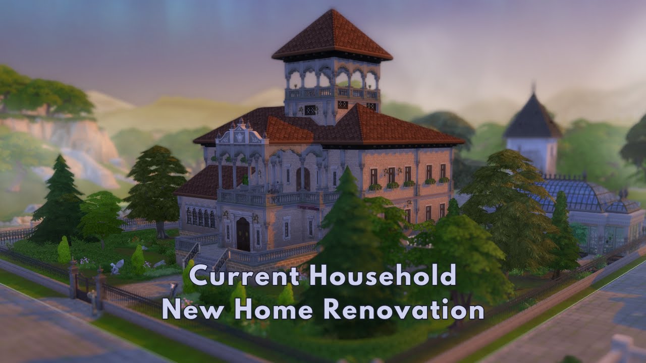 Current Household | The Sims 4 Build | Longplay No Commentary - YouTube