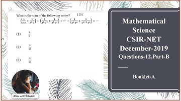 CSIR NET  December 2019 Question 12 | Part B | Booklet Code A | Real Analysis